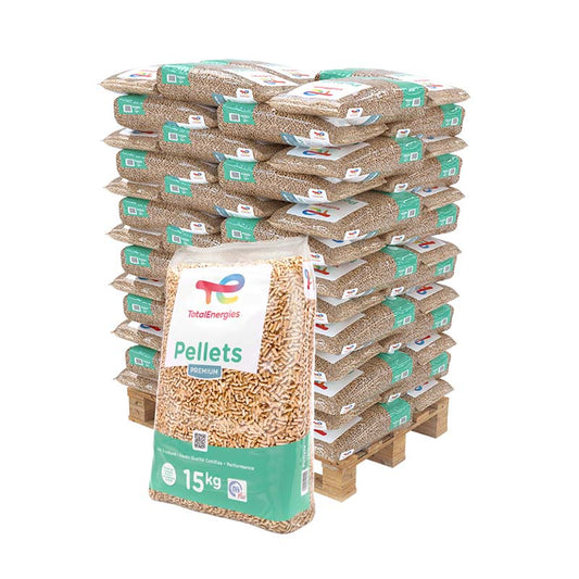 Pellets TotalEnergies – Palette de 66 sacs (15kg)