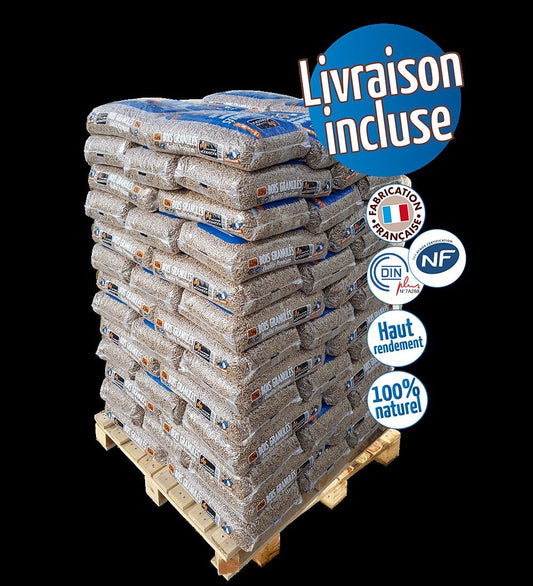 Pellets Woodstock – Palette de 66 sacs (15kg)